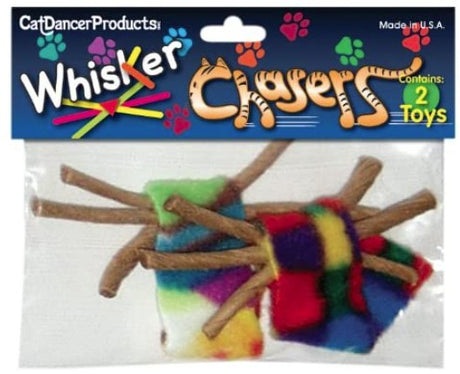 12 count (6 x 2 ct) Cat Dancer Whisker Chasers Cat Toy