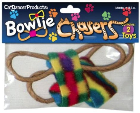 2 count Cat Dancer Bowtie Chasers Cat Toy