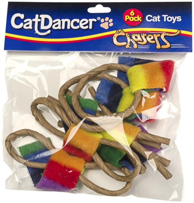 6 count Cat Dancer Chasers Variety Pack