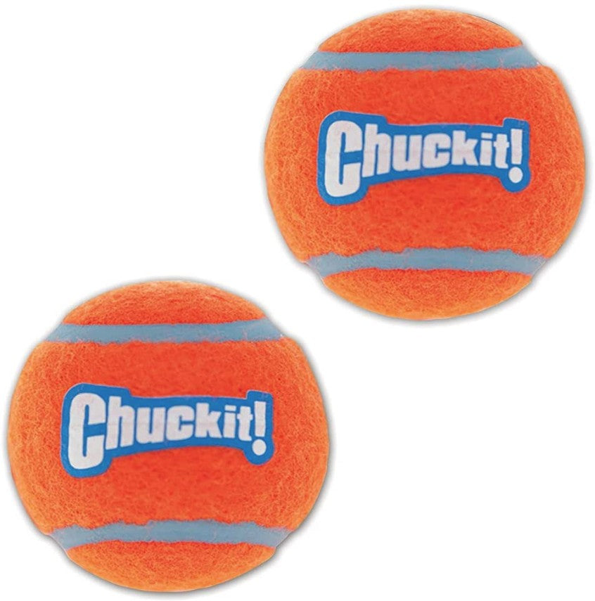 Small - 6 count (3 x 2 ct) Chuckit Tennis Balls for Dogs