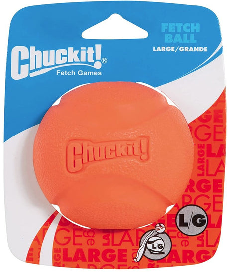 Large - 1 count Chuckit Fetch Ball High Bounce Dog Toy for Chuckit Ball Launcher
