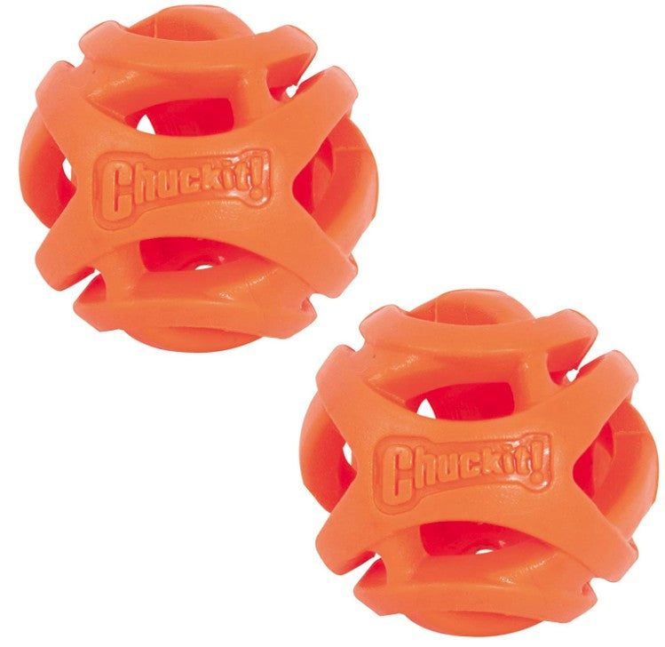 Small - 2 count Chuckit Breathe Right Fetch Ball Dog Toy