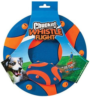 3 count Chuckit Whistle Flight Disc Dog Toy