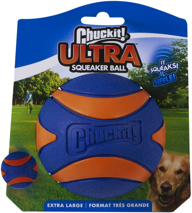X-Large - 1 count Chuckit Ultra Squeaker Ball Dog Toy