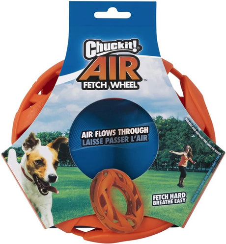 10 count Chuckit Breathe Right Air Fetch Wheel Toy