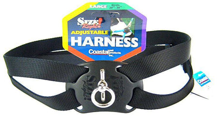 Coastal Pet Size Right Nylon Adjustable Pet Harness Black - PetMountain.com