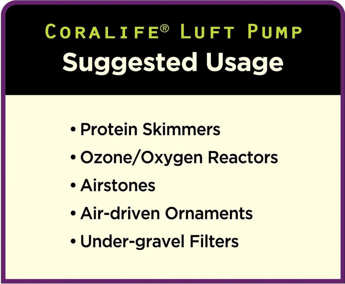 Coralife Luft Pump Deep Water Aquarium Air Pump - PetMountain.com