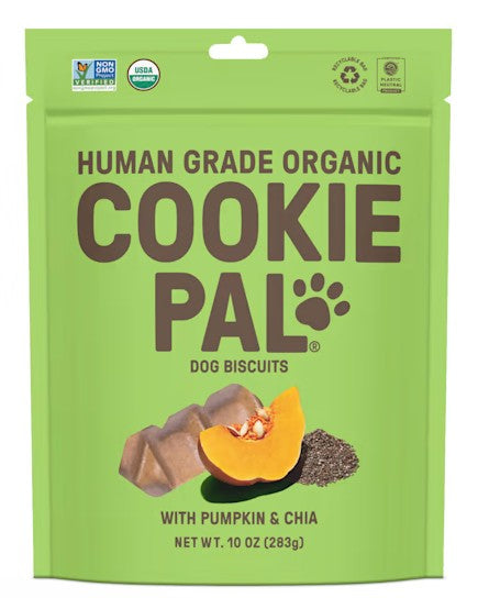 Cookie Pal Organic Dog Biscuits with Pumpkin and Chia - PetMountain.com
