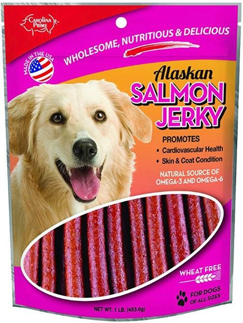 3 lb (3 x 1 lb) Carolina Prime Real Salmon Jerky Sticks