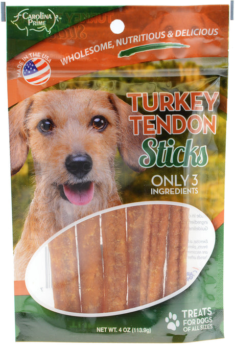 4 oz Carolina Prime Turkey Tendon Sticks