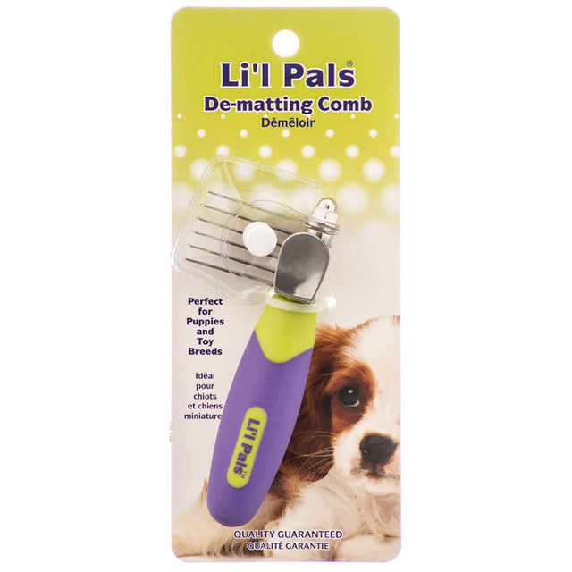 Lil Pals De-Matting Comb for Puppies and Toy Breed Dogs - PetMountain.com