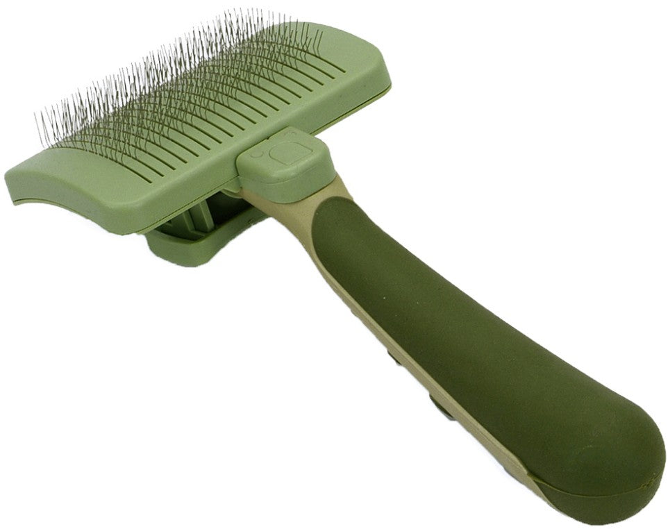 Safari Self Cleaning Slicker Brush for Dogs - PetMountain.com