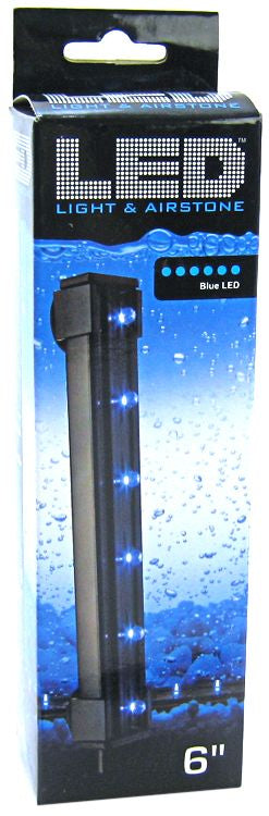Via Aqua Submersible Blue LED Light and Airstone - PetMountain.com