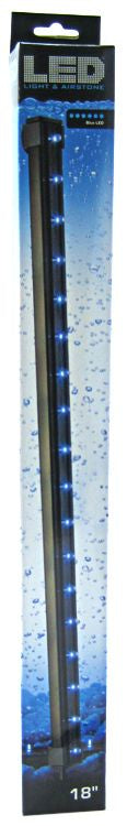 18" long - 1 count Via Aqua Submersible Blue LED Light and Airstone