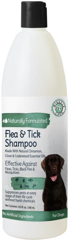 Miracle Care Natural Flea and Tick Shampoo - PetMountain.com