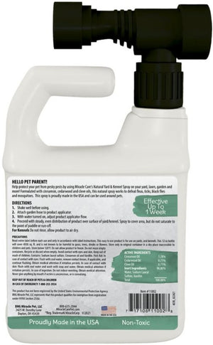 32 oz Miracle Care Natural Yard and Kennel Spray
