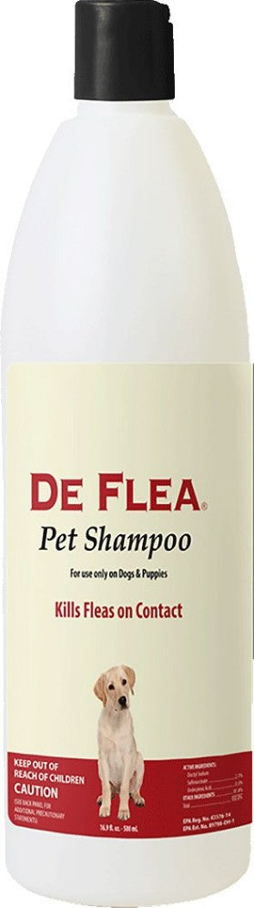 50.7 oz (3 x 16.9 oz) Miracle Care De Flea Pet Shampoo