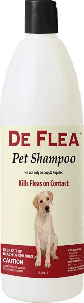 101.4 oz (3 x 33.8 oz) Miracle Care De Flea Pet Shampoo