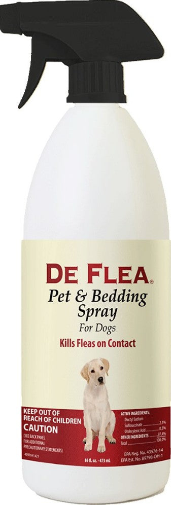 50.7 oz (3 x 16.9 oz) Miracle Care De Flea Pet and Bedding Spray
