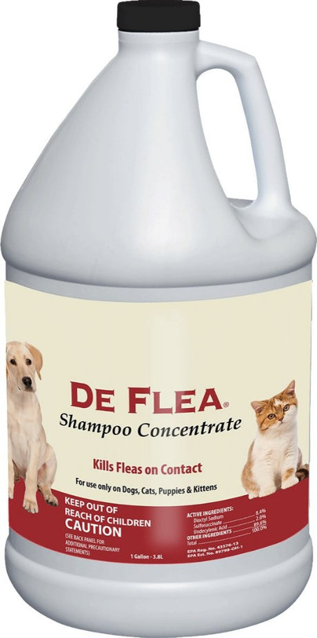 2 gallon (2 x 1 gal) Miracle Care De Flea Shampoo Concentrate