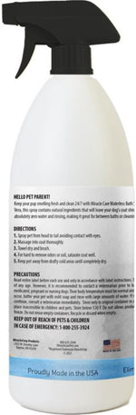 24 oz Miracle Care Waterless Bath Spray for Dogs and Cats