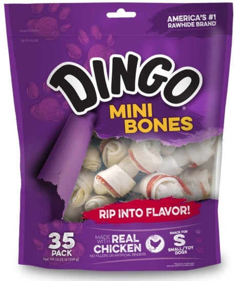 35 count Dingo Mini Bones with Real Chicken