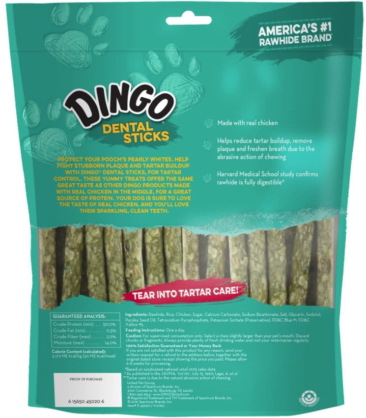 48 count Dingo Dental Sticks for Tartar Control