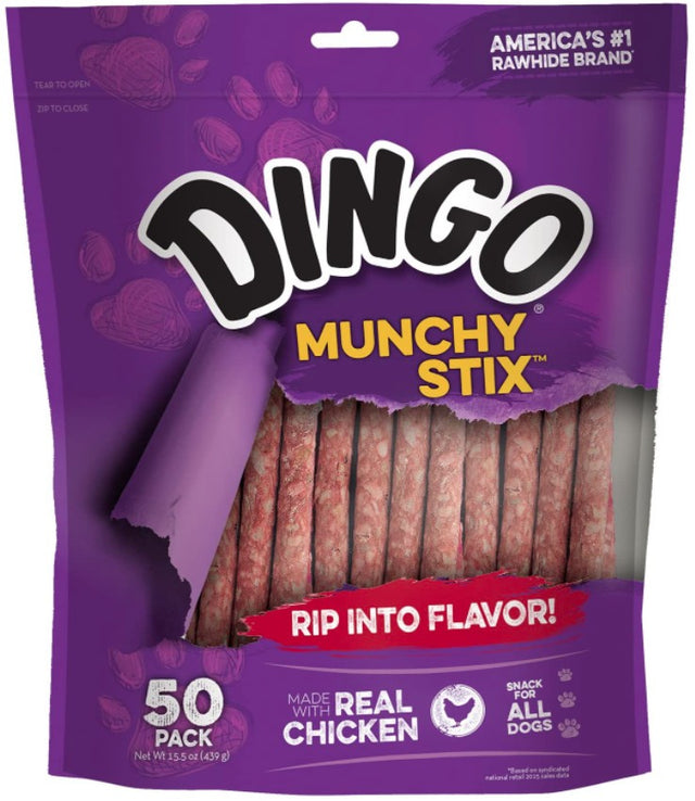 Dingo Munchy Stix with Real Chicken (No China Ingredients) - PetMountain.com
