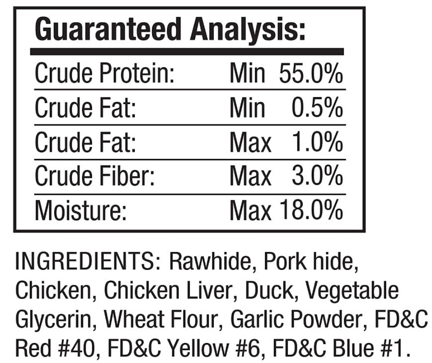 36 count Healthy Hide Good'n' Fun Triple Flavor Kabobs Chicken, Duck and Chicken Liver Dog Treats