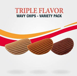 10 oz Healthy Hide Good n Tasty Triple Flavor Wavy Chips Variety Pack for Dogs