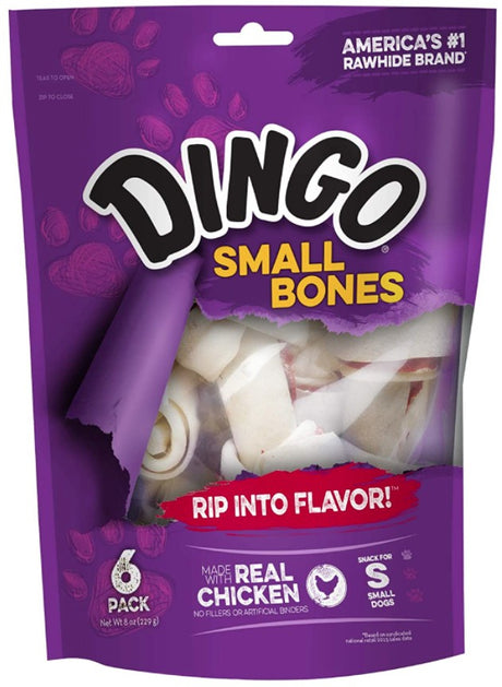 42 count (7 x 6 ct) Dingo Small Bones with Real Chicken