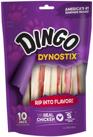 40 count (4 x 10 ct) Dingo Dynostix with Real Chicken