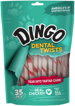 Dingo Dental Twists with Real Chicken - PetMountain.com