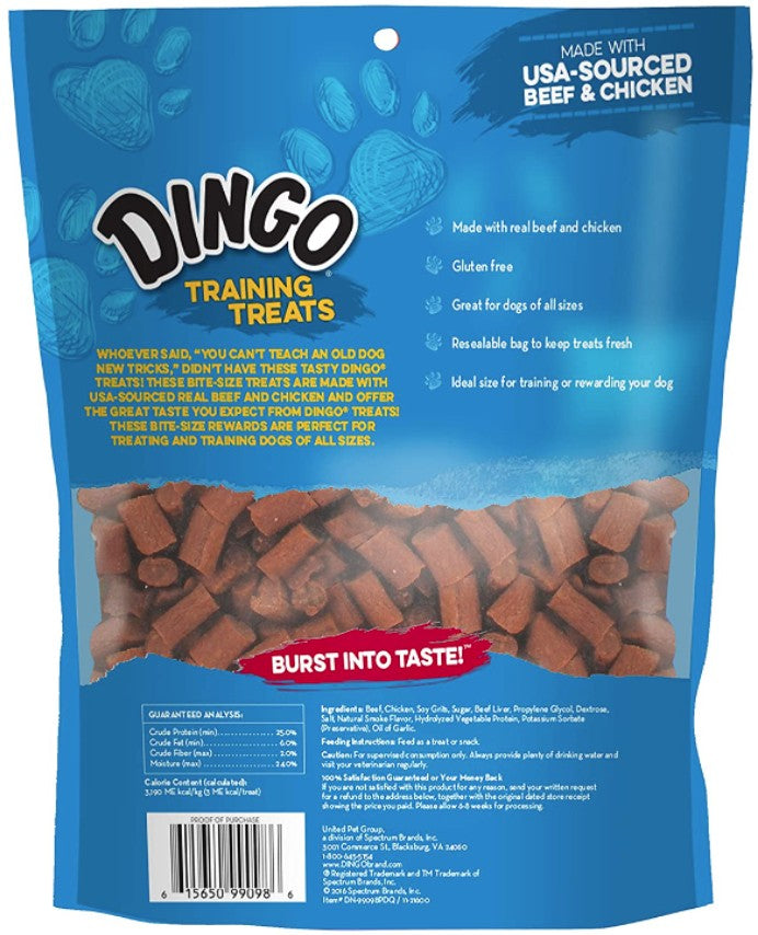 2160 count (6 x 360 ct) Dingo Training Treats with Real Beef and Chicken for All Dogs