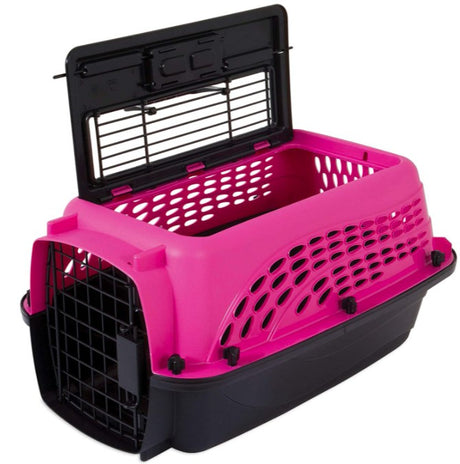 Small - 3 count Petmate Two Door Top-Load Kennel Pink