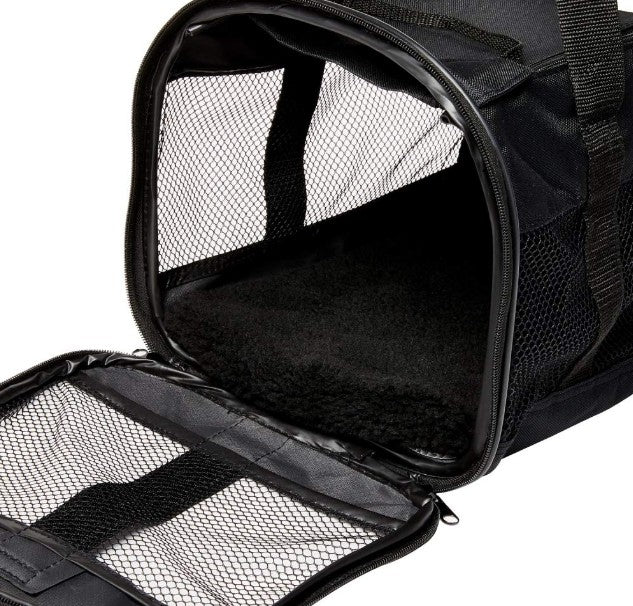 Medium - 2 count Petmate Soft Sided Kennel Cab Pet Carrier Black