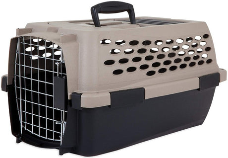 X-Small - 1 count Petmate Vari Kennel Pet Carrier Taupe and Black