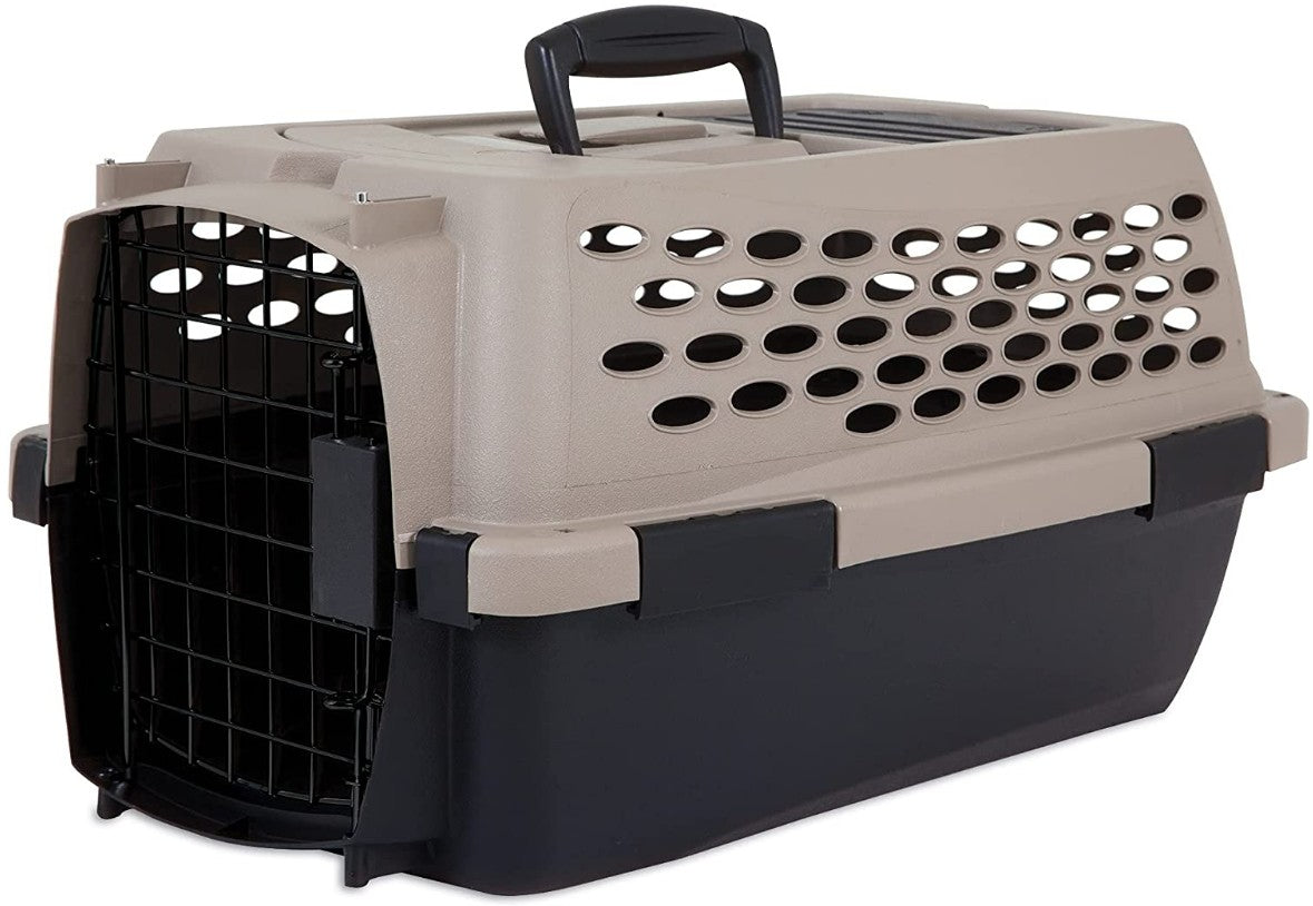 X-Small - 2 count Petmate Vari Kennel Pet Carrier Taupe and Black