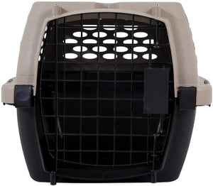 X-Small - 1 count Petmate Vari Kennel Pet Carrier Taupe and Black