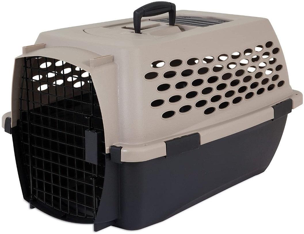 Small - 3 count Petmate Vari Kennel Pet Carrier Taupe and Black