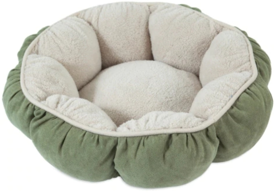 Aspen Pet Puffy Round Cat Bed - PetMountain.com