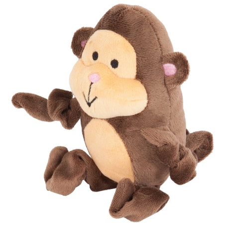 3 count Petmate Zoobilee Stretchies Monkey Dog Toy
