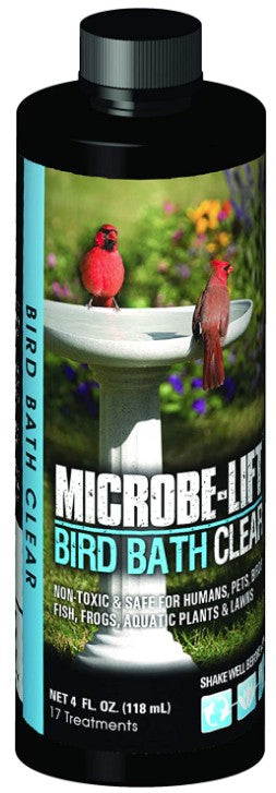Microbe-Lift Birdbath Clear Non-Toxic and Safe for Humans, Pets, Birds, Fish, Frogs, Plants and Lawns - PetMountain.com