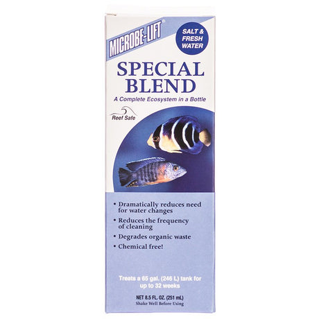 8.5 oz Microbe-Lift Special Blend A Complete Ecosystem in a Bottle for Saltwater and Freshwater Aquariums