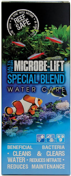 Microbe-Lift Special Blend A Complete Ecosystem in a Bottle for Saltwater and Freshwater Aquariums - PetMountain.com