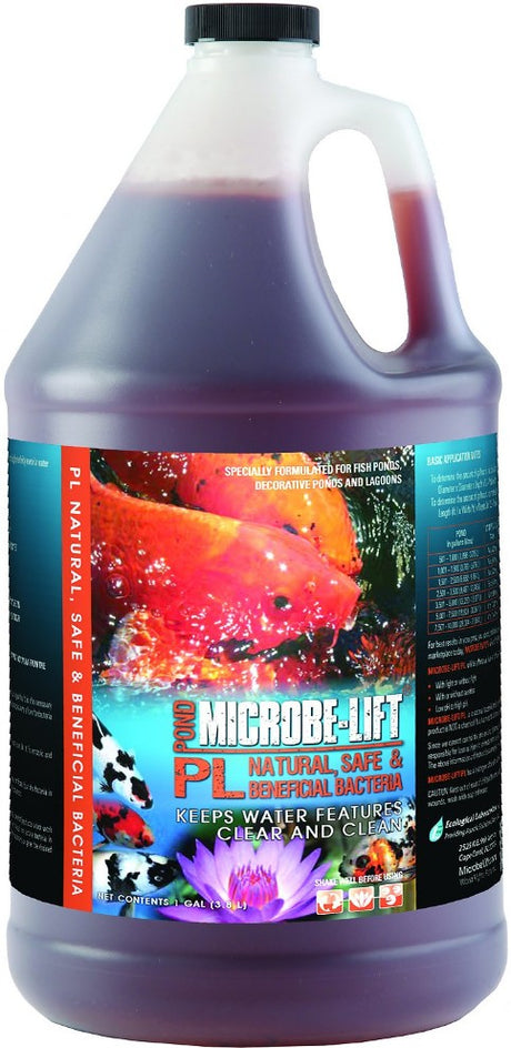 2 gallon (2 x 1 gal) Microbe-Lift PL Beneficial Bacteria for Ponds
