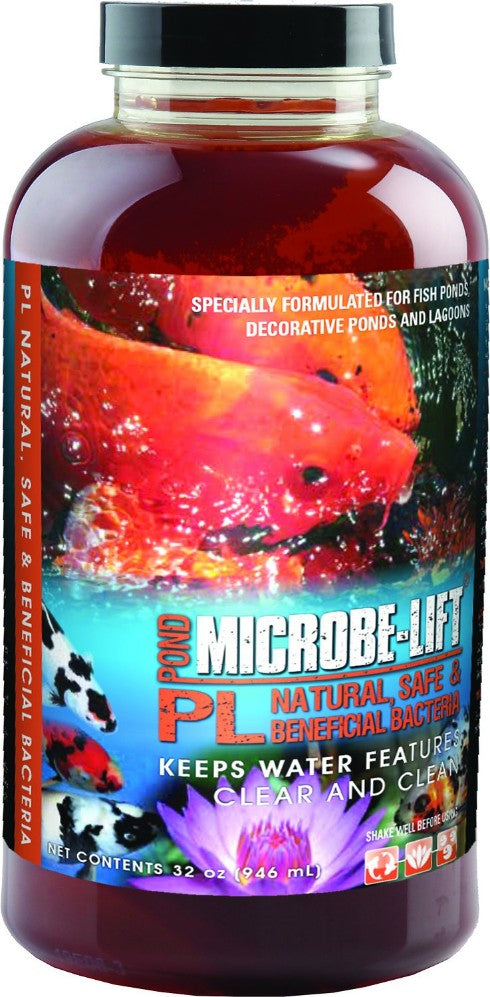 96 oz (3 x 32 oz) Microbe-Lift PL Beneficial Bacteria for Ponds
