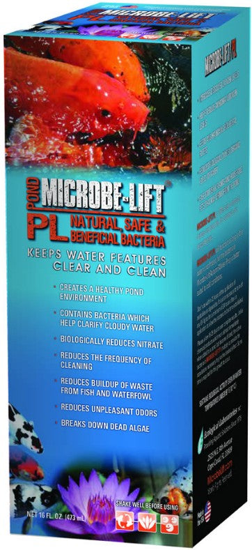 16 oz Microbe-Lift PL Beneficial Bacteria for Ponds
