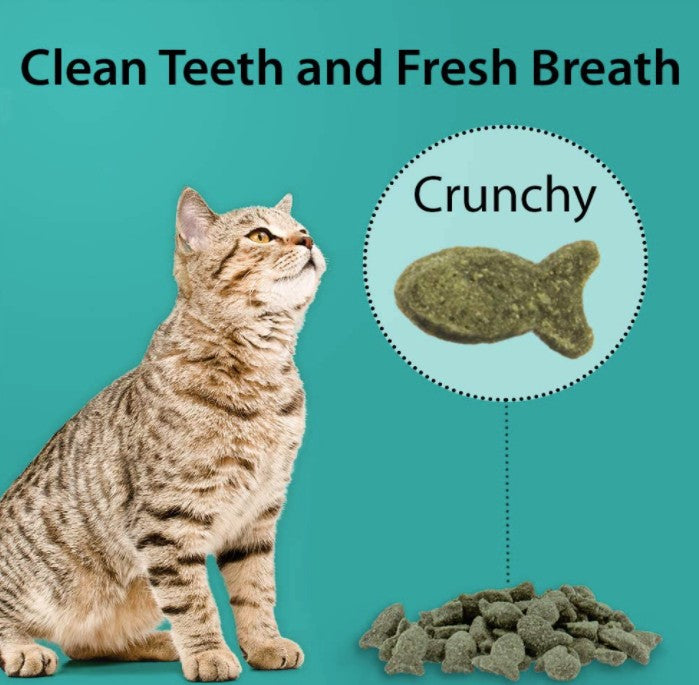 3 oz Emerald Pet Feline Dental Treats Ocean Fish Flavor