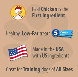 Emerald Pet Little Chewzzies Soft Training Treats Chicken Recipe - PetMountain.com